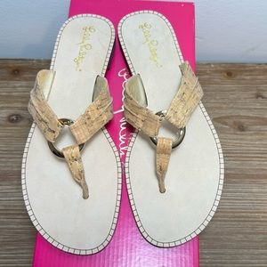 NIB: Lilly Pulitzer - McKim Sandal: Natural - size: 8M - $100